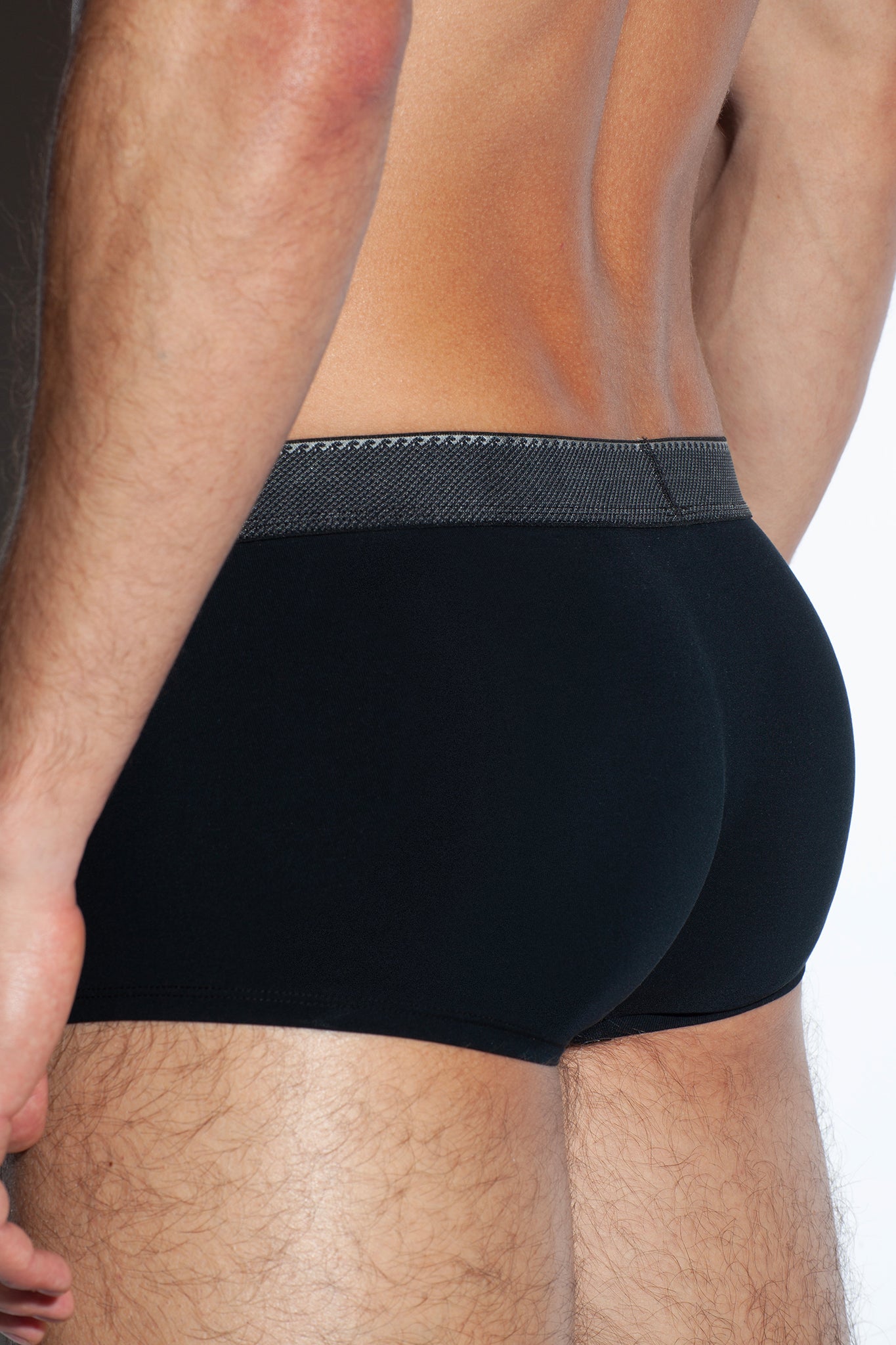 GREEK RIPPLE TRUNK - BLACK