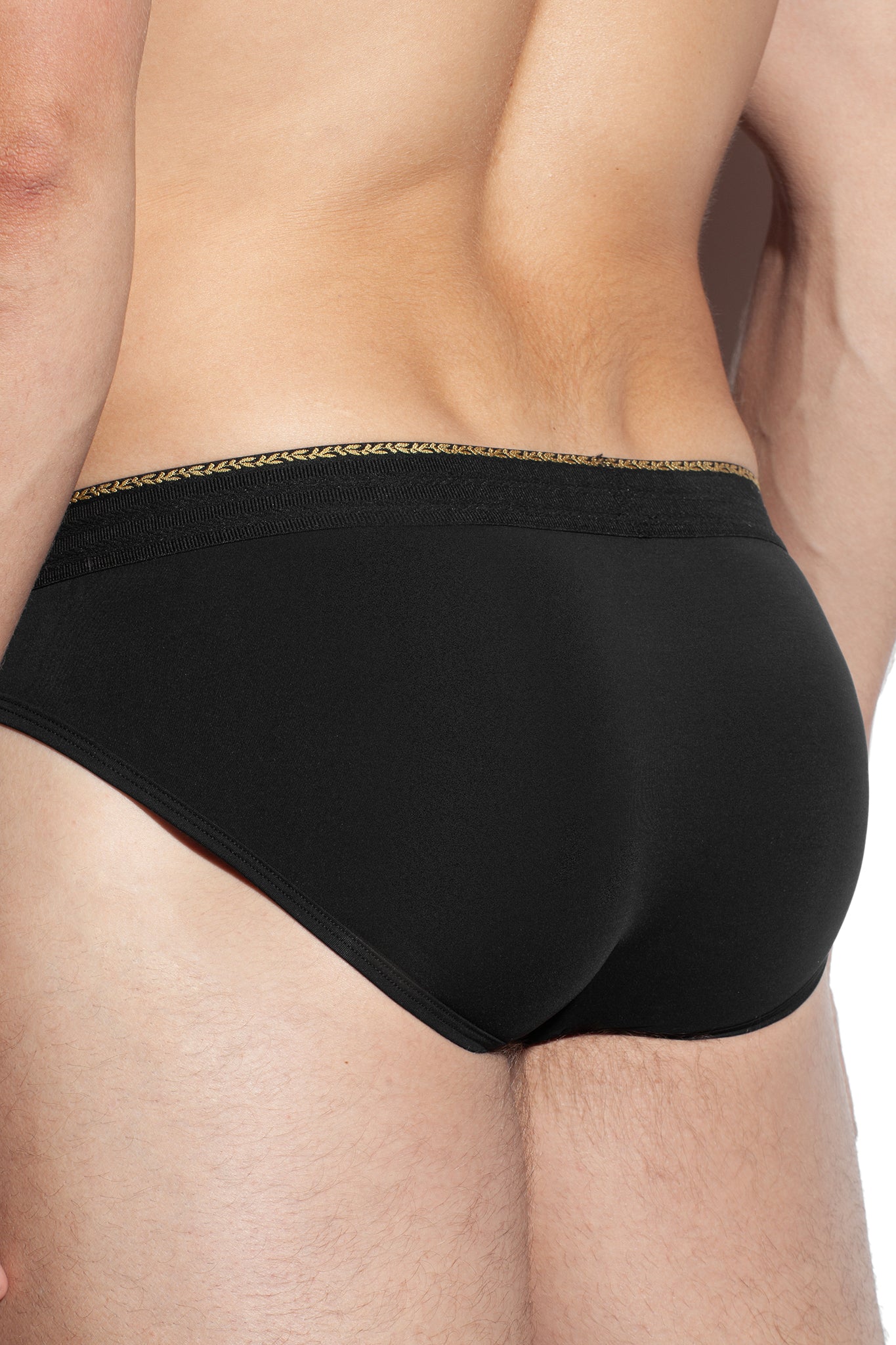GREEK OLIVE BRIEF - BLACK