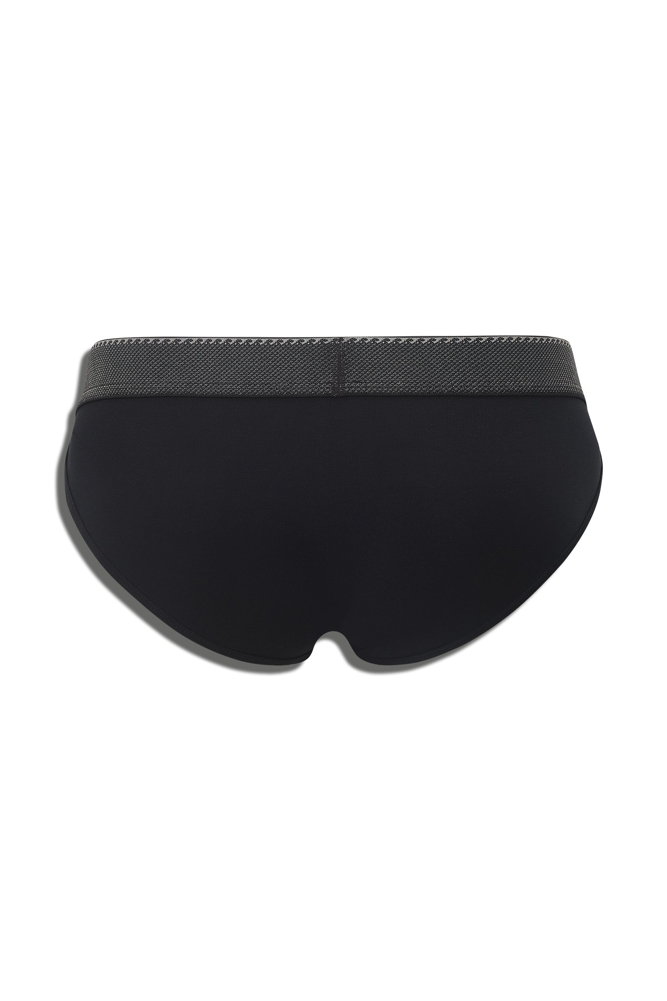 GREEK RIPPLE SPORT BRIEF - BLACK