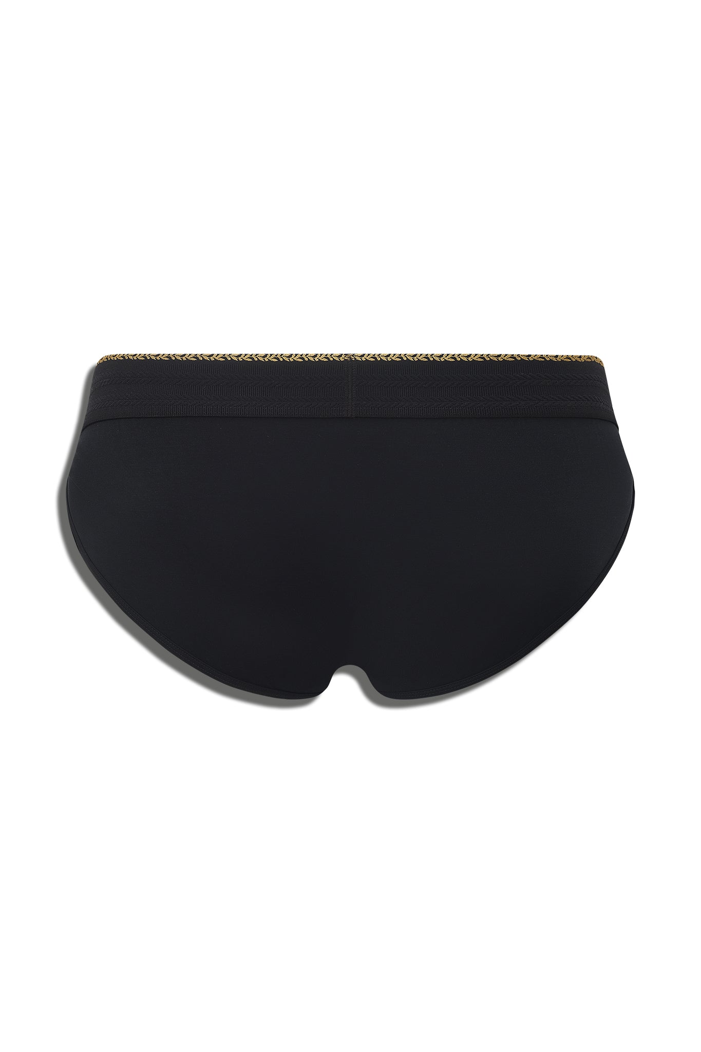 GREEK OLIVE SPORT BRIEF - BLACK