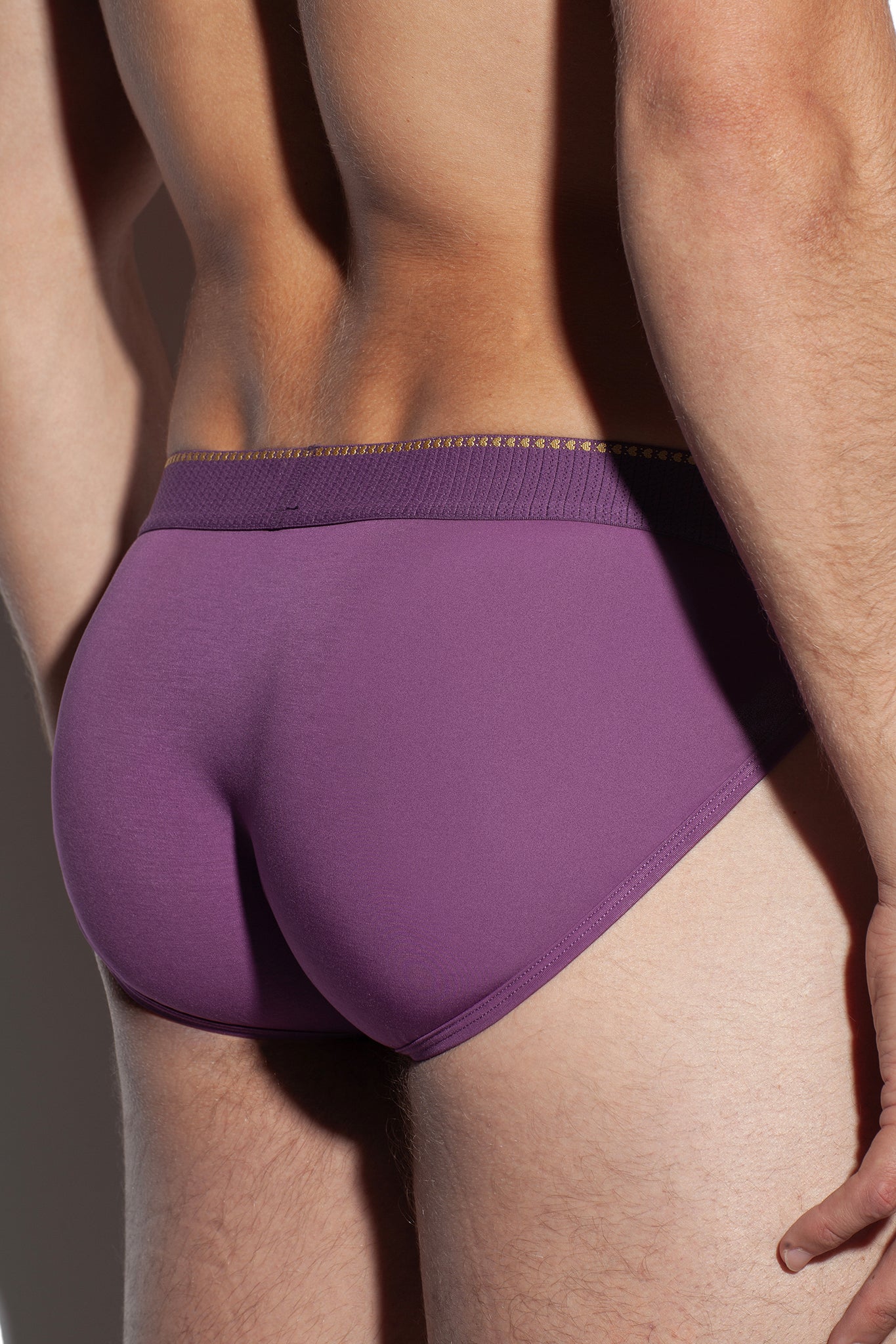 GREEK VINES SPORT BRIEF - PURPLE