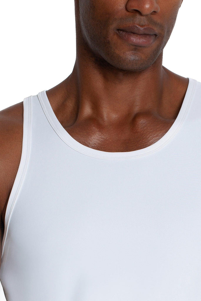 WHITE FITNESS TANK