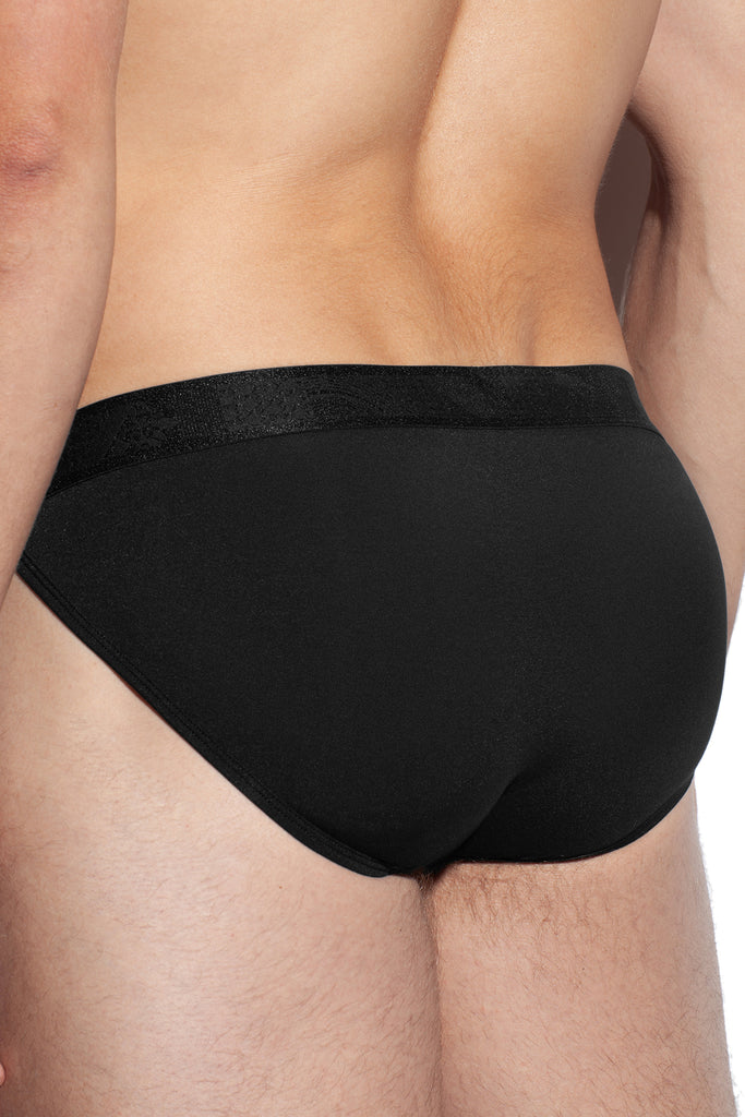 GOLDEN REVERIE SPORT BRIEF - BLACK