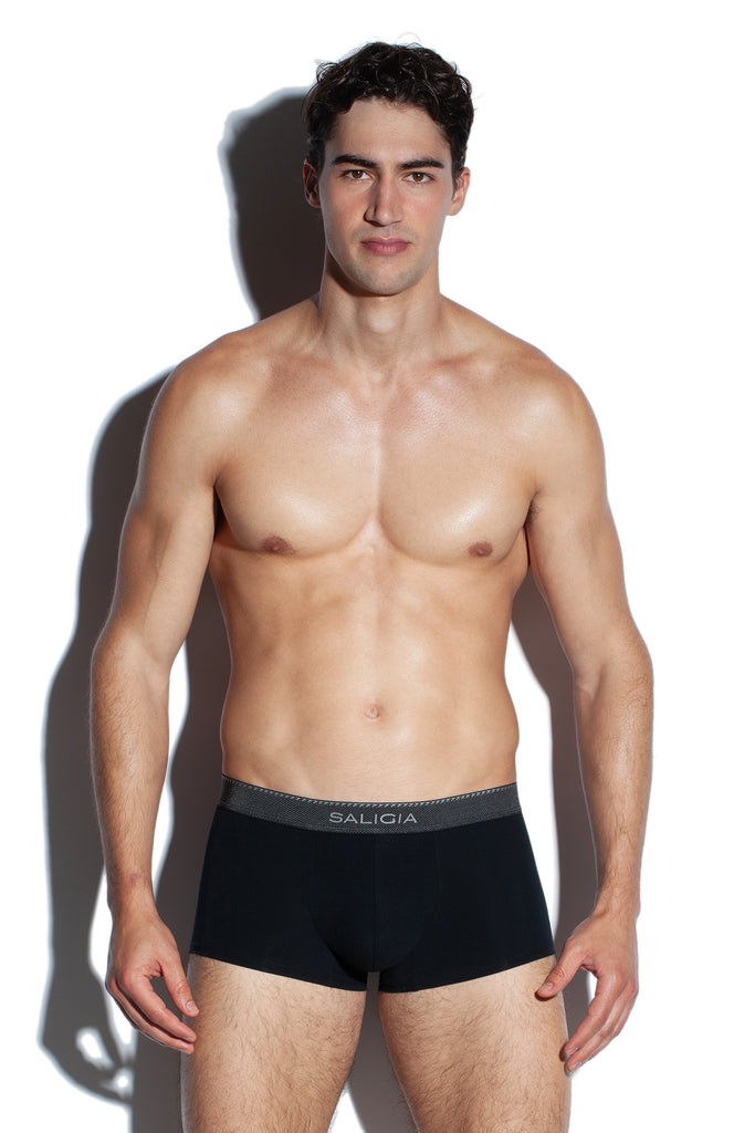 GREEK RIPPLE TRUNK - BLACK