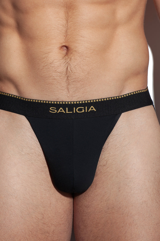 GREEK VINES SPORT BRIEF - BLACK