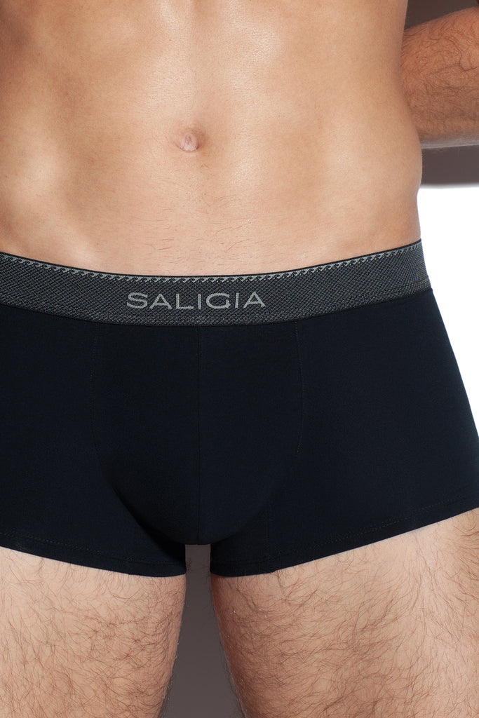 GREEK RIPPLE TRUNK - BLACK