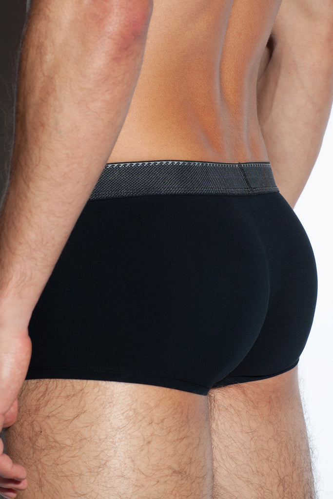 GREEK RIPPLE TRUNK - BLACK
