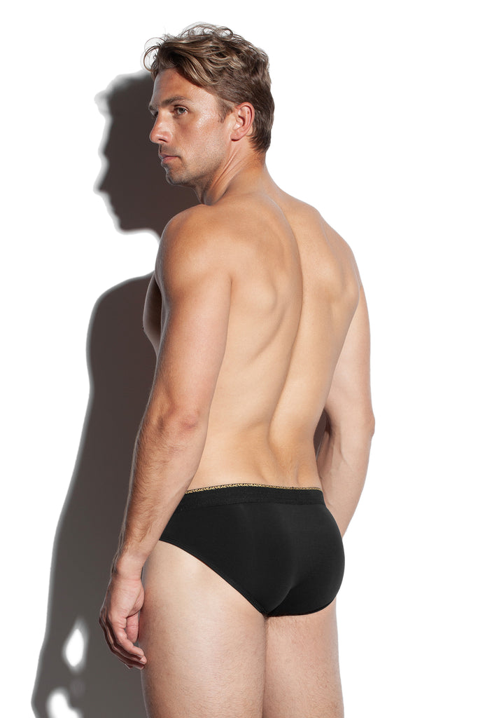 GREEK OLIVE BRIEF - BLACK