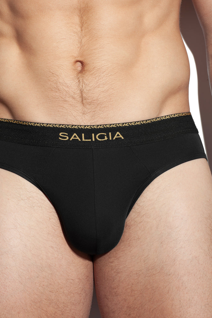 GREEK OLIVE BRIEF - BLACK