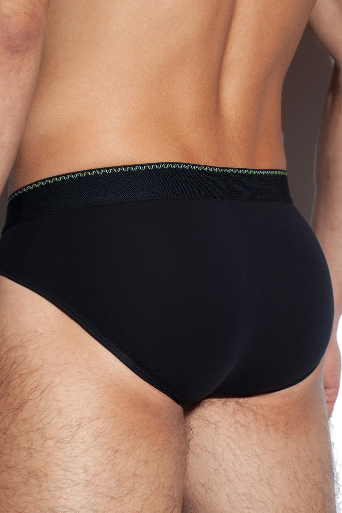GREEK IRIS BRIEF - BLACK