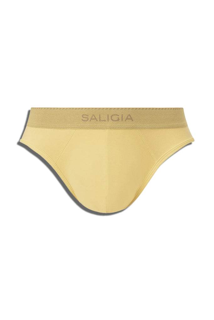 GREEK RIPPLE BRIEF - YELLOW