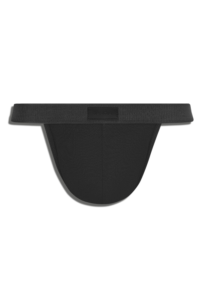 POWER LATTICE SPORT BRIEF - BLACK