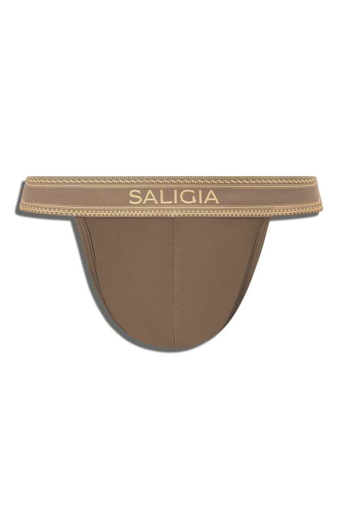 GREEK DIONYSIA SPORT BRIEF - BROWN