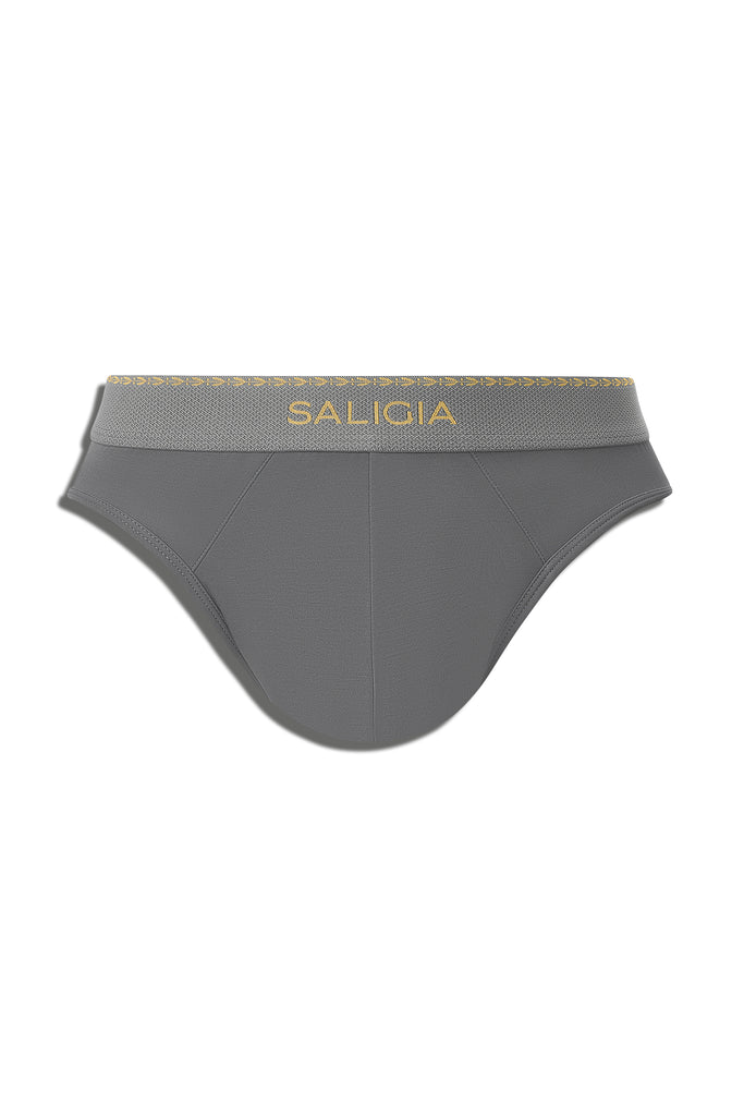 GREEK LAUREL BRIEF - GREY