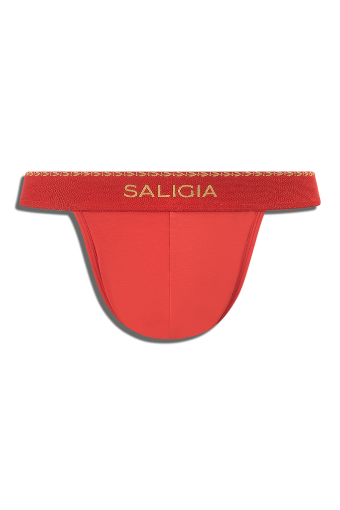 GREEK LAUREL SPORT BRIEF - RED