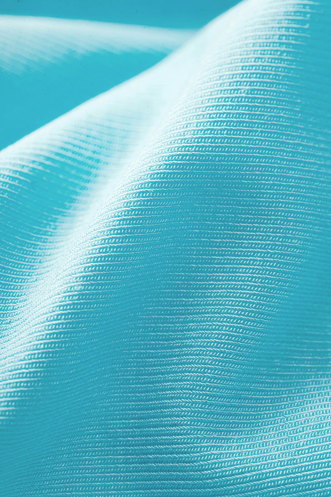 GREEK RIPPLE TRUNK - CYAN